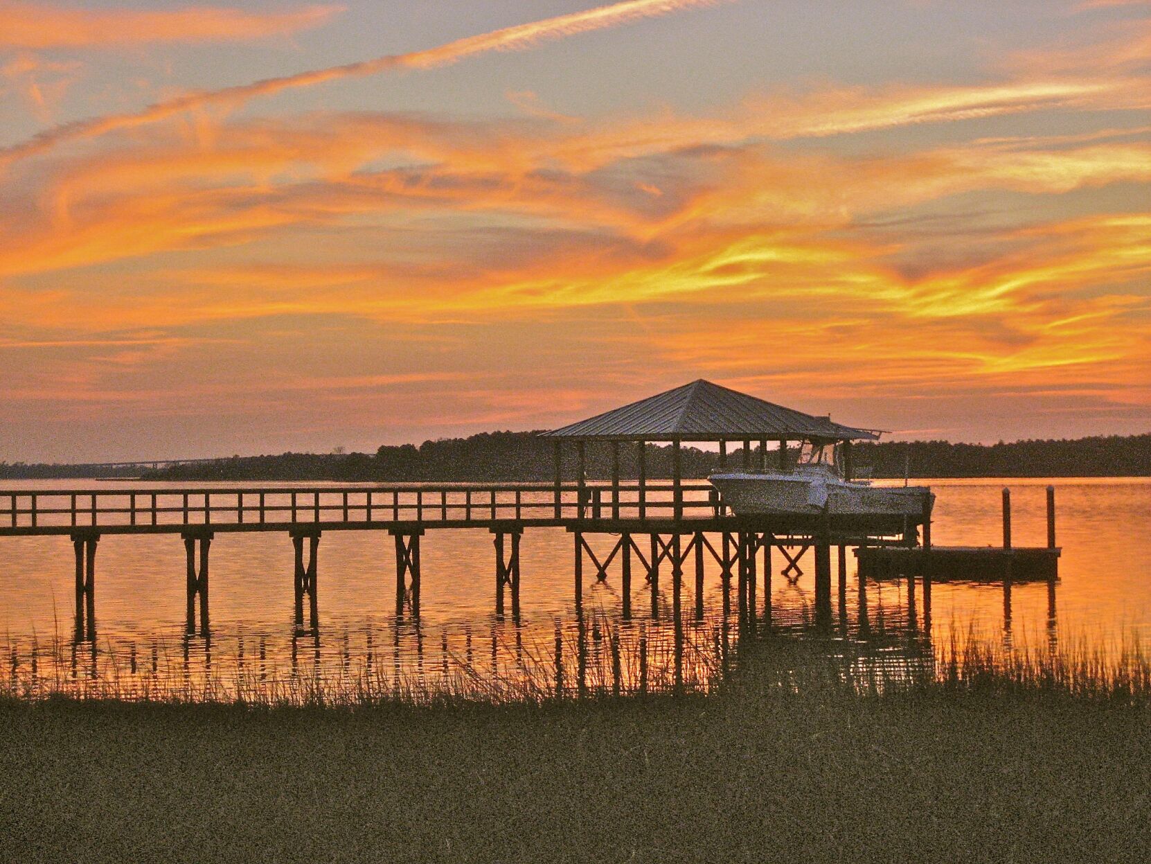 Community dock in Rivertown